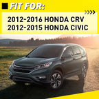 Exterior Door Handle for Honda CR-V Civic  Black Front Left Driver