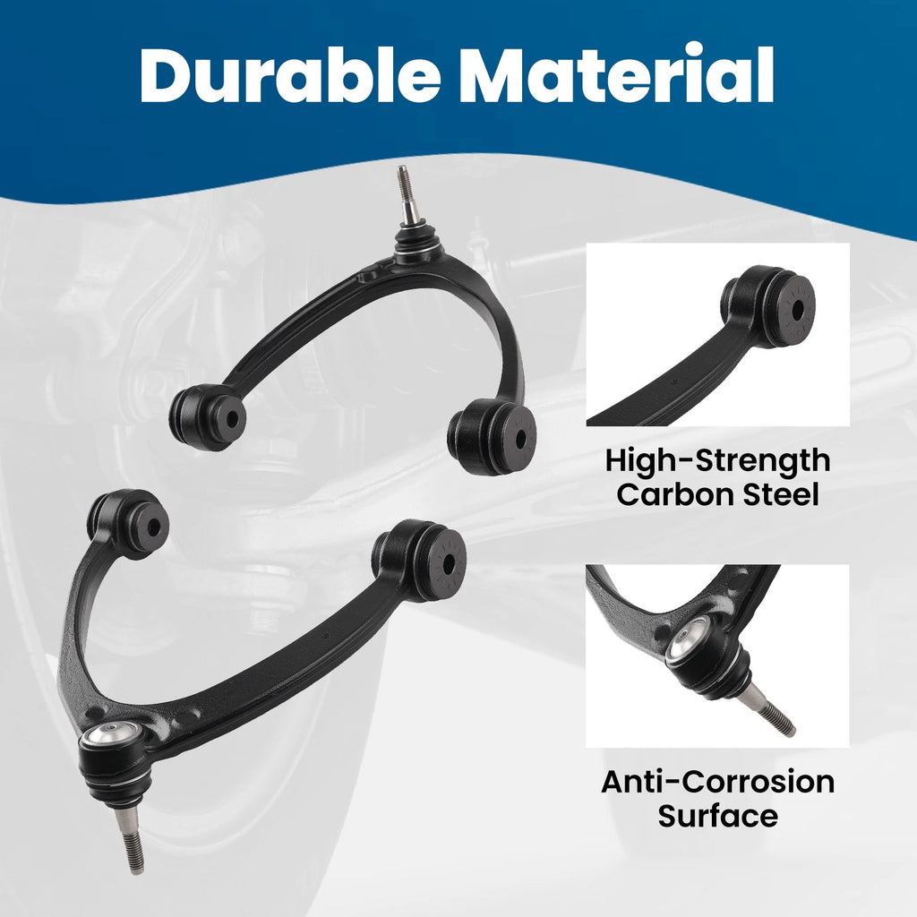 Front Upper Lower Control Arms Sway Bar for Chevy Silverado Sierra 1500 (2007–2013)