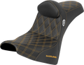 SADDLEMEN Pro Series SDC Performance Seat for Motorcycle (w/ Backrest)