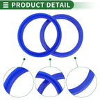Set of 5 Oil Seal Rotary Shaft Seal 53x63x10mm High Pressure TPU