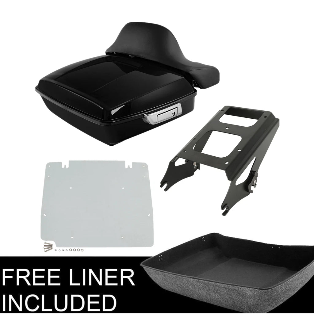 Chopped Trunk Pad Base Plate for Harley Touring Road Glide (2009–2013)