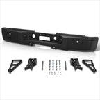 Rear Bumper for Silverado Sierra 2500/3500HD (2007–2010) w/Sensor Hole, License Lamps