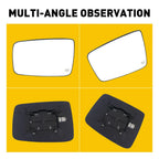 Heated Driver Side Left Rear View Mirror Glass for Dodge Ram Truck (2010–2019)