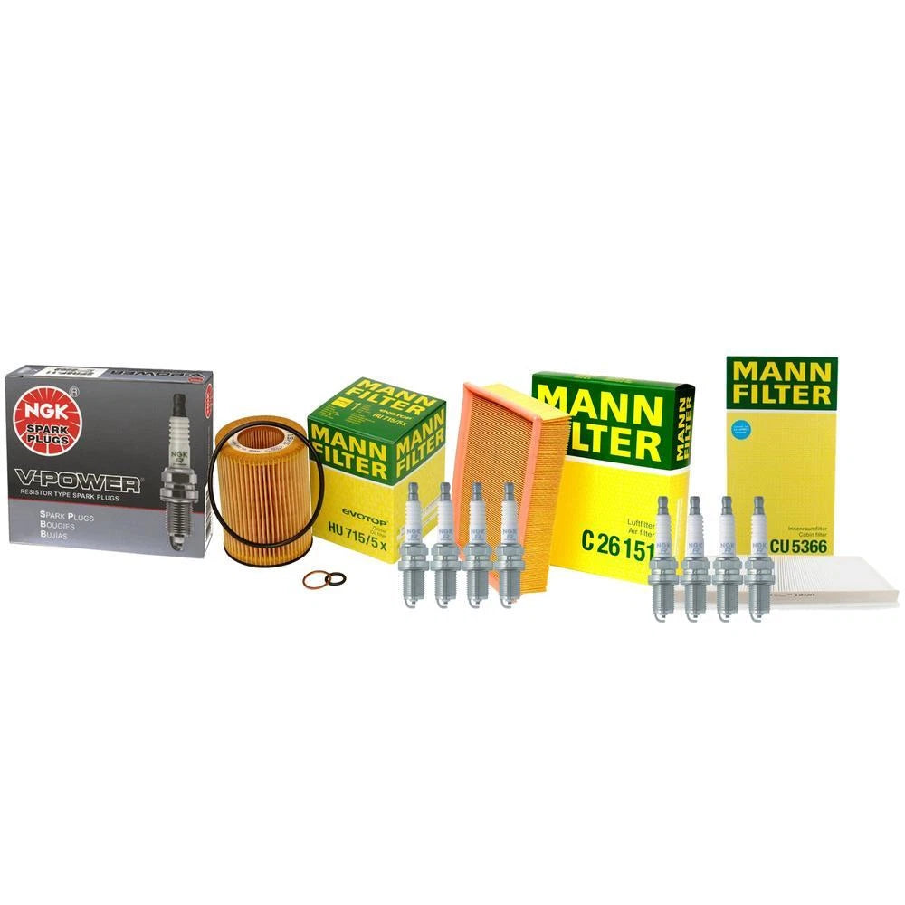 Ignition Tune-Up Kit with Mann Filters & NGK Spark Plugs for BMW E53 X5 (2000–2006)