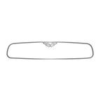 Polished Stainless Steel Rear View Mirror Trim w/Flags for Chevy Corvette (1997–2004)