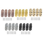 Set of 4 Zinc Alloy Hinges for Folding Tables and Marine Doors