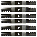 Set of 6 Extra Durable Mulching Blades for Kubota BX2660 BX23 BX7510