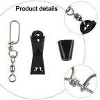 Set of 4 Downrigger Cable Terminators for Trolling Fishing