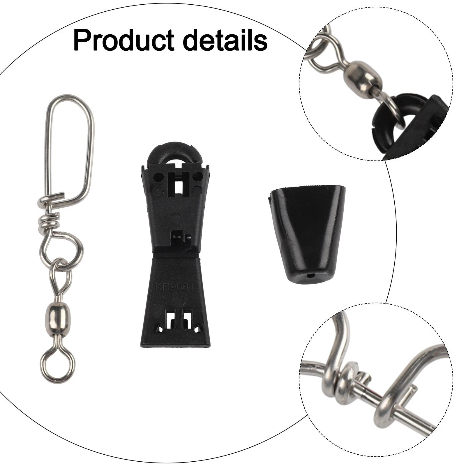 Set of 4 Downrigger Cable Terminators for Trolling Fishing
