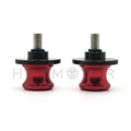 2X Swingarm Sliders Spools for Honda (All Models, All Years) 8mm Red
