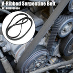 Rubber V-Ribbed Serpentine Belt 6PK2260 0019938696 for Porsche 911 (2004–2005)