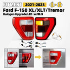 LED Tail Lights for Ford F-150 XL/XLT/Tremor (2021–2023) w/BLIS