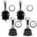 Set of 2 Front Lower Upper Ball Joints for Ford Crown Victoria Lincoln Town Car (2003–2006)