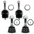 Set of 2 Front Lower Upper Ball Joints for Ford Crown Victoria Lincoln Town Car (2003–2006)
