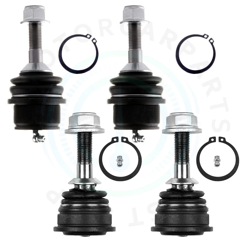 Set of 2 Front Lower Upper Ball Joints for Ford Crown Victoria Lincoln Town Car (2003–2006)
