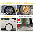 30"-32" Tire Cover for Truck Car RV Trailer SUV (Waterproof Silver)