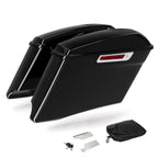 4" Extended Hard Saddlebag Speaker Lid for Harley Touring CVO (2014–2024)