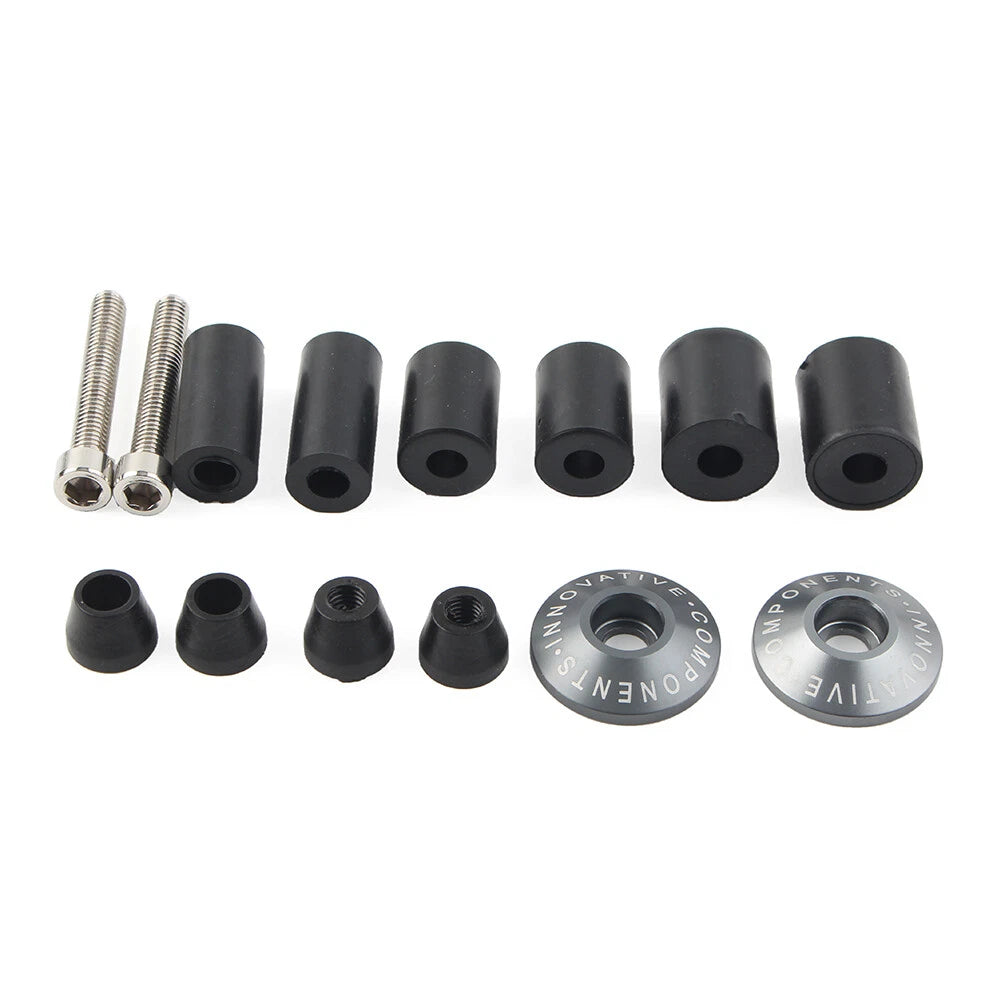 2X CNC Handle Bar End Cap Plugs for Motorcycle (Dirt Bike)
