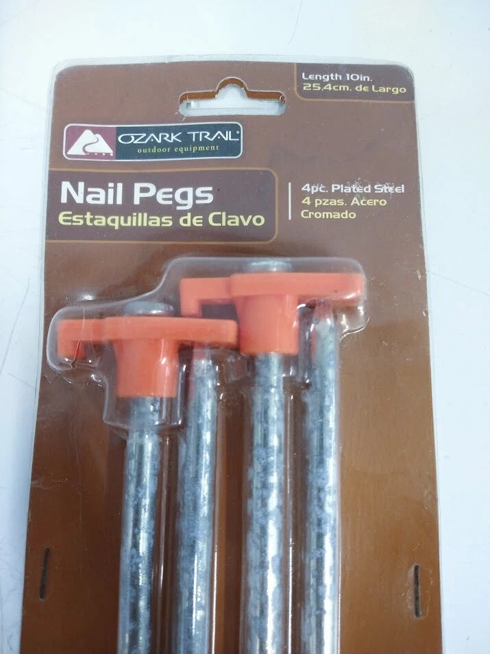 15 Count Plated Steel Nail Pegs for Ozark Trail 8312-W