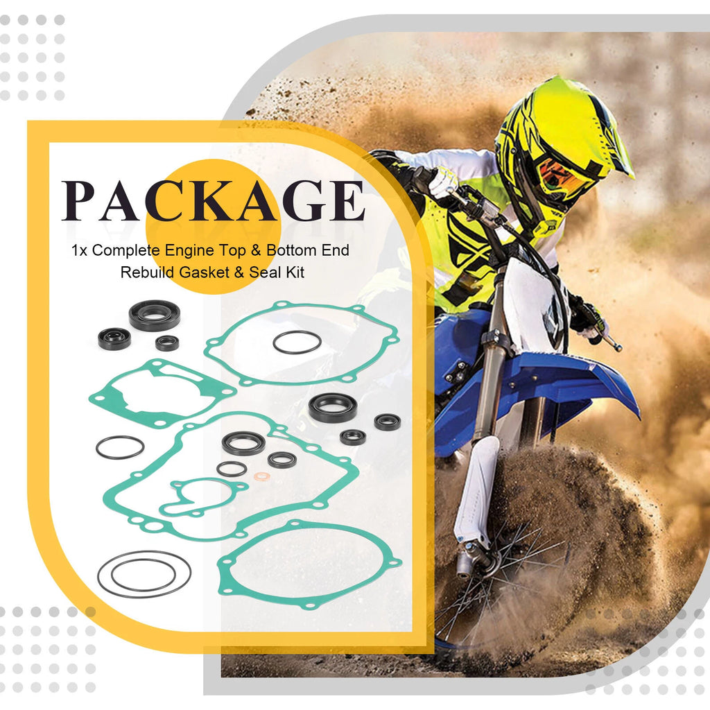 Top End Engine Rebuild Kit Gaskets Seal for Yamaha YZ85 (2002–2018)