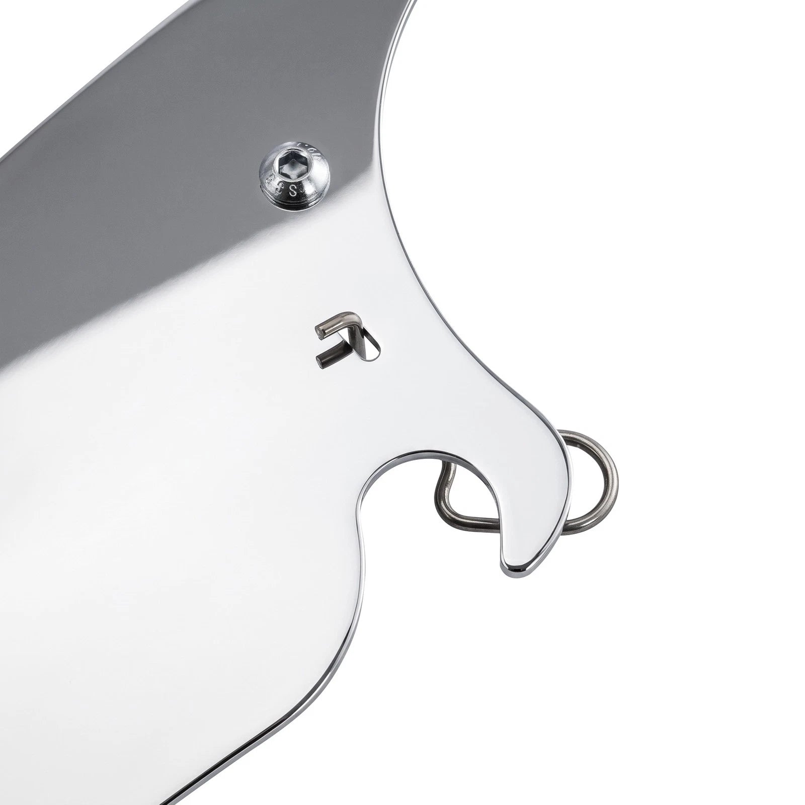 Chrome Windshield Mount Bracket for Harley Softail Fatboy Heritage (2000–2017)