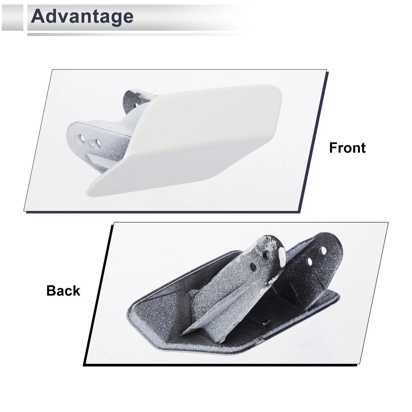Headlight Washer Nozzle Cover Cap for BMW 320i (2012–2019) - White