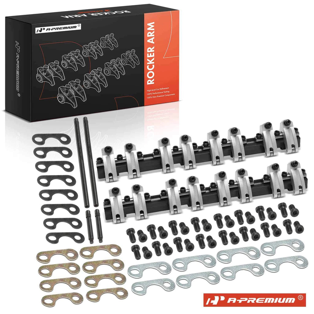 Aluminum Shaft Mount Rocker Arms for Chevy SBC 262-400 (1969–1995)