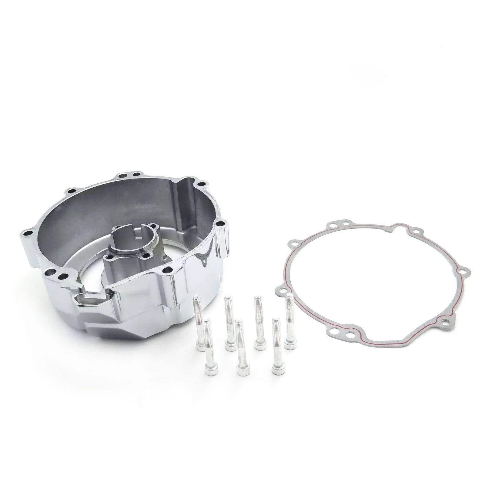 Chrome Left Engine Stator Cover for Kawasaki ZX14R ZZ-R1400 (2006–2014)