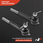 10x Tie Rod End Ball Joint for GMC Chevrolet C1500 C2500 (1988–1992)