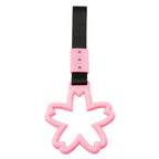 Cherry Blossom Ring Train Bus Handle Strap Drift Charm Tools Black Pink