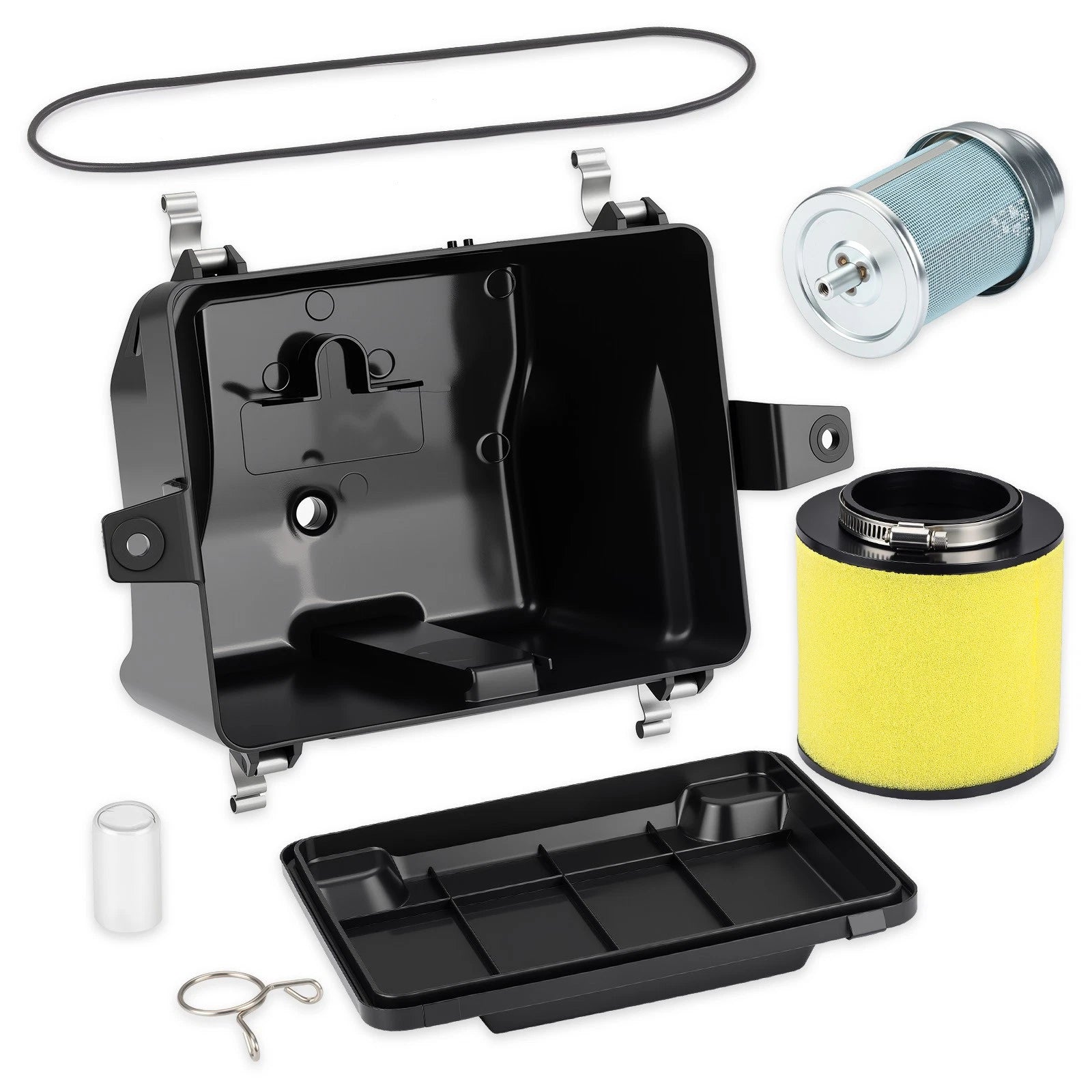 Air Filter Box + Lid Cap & Seal w/ Clip for Honda Foreman 400 TRX400FW (1995–2003)