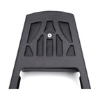 Black Backrest Sissy Bar with Leather Pad for Harley Davidson Sportster (883-1200)