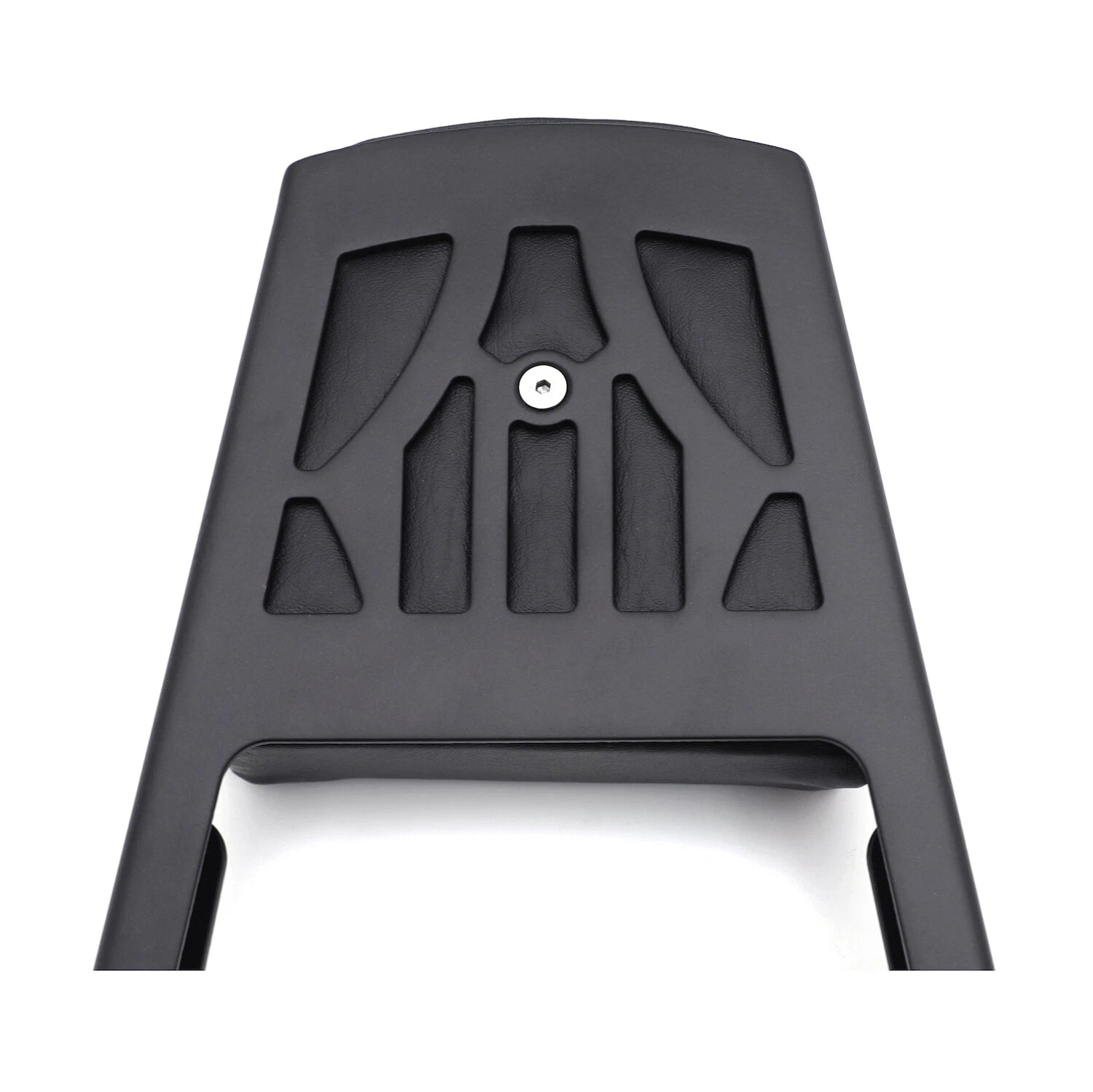 Black Backrest Sissy Bar with Leather Pad for Harley Davidson Sportster (883-1200)
