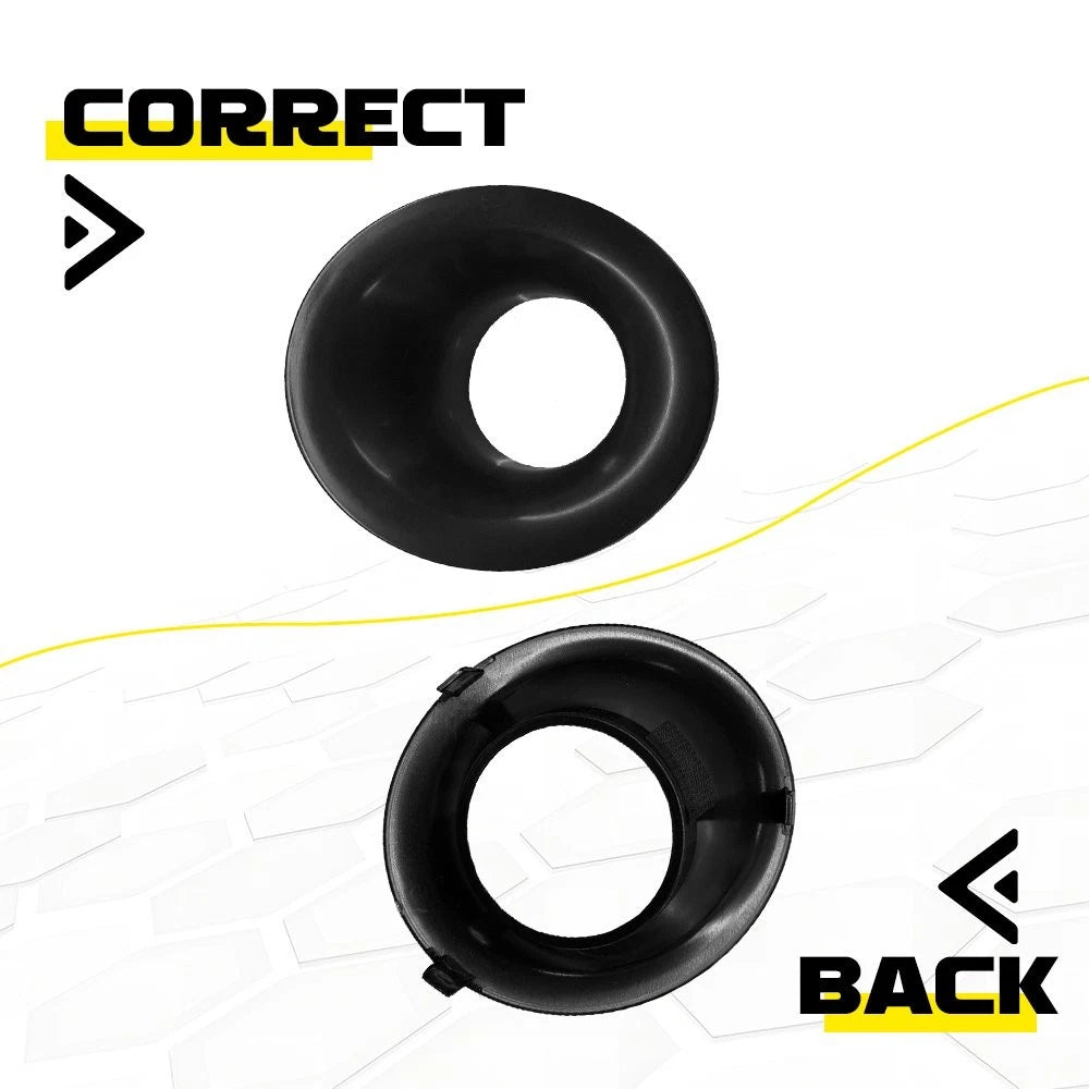 ABS Fog Light Cover Bezel Pair for Dodge Challenger (2015–2023)