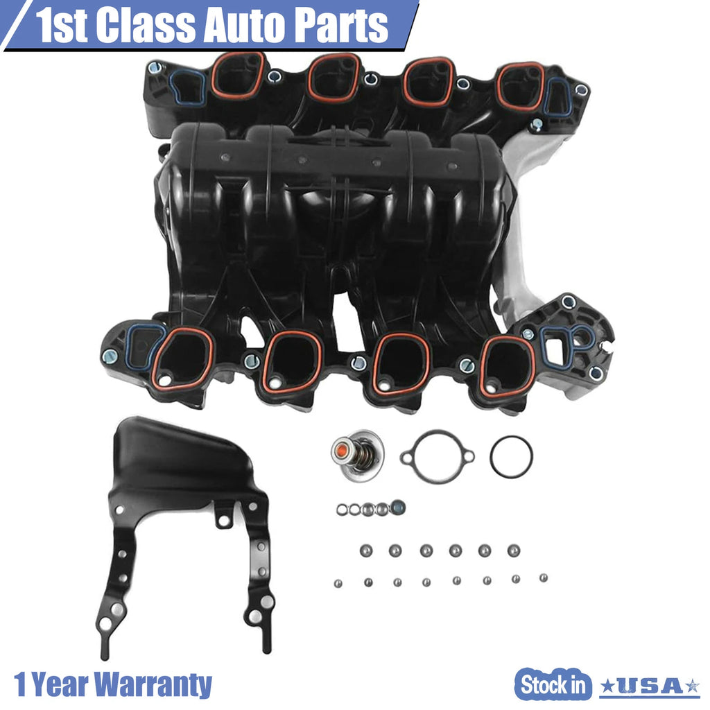 Intake Manifold w/ Gaskets & Thermostat Kit for Ford Lincoln Mercury 4.6L V8