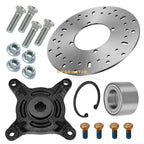 Front Wheel Hub w/Disc Rotor Bearing Kit for Polaris Ranger 500 570 EV (2017–2024)