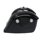 Black Saddlebag Electronic Latches & Carpet Liner for Indian Chieftain (2014–2018)