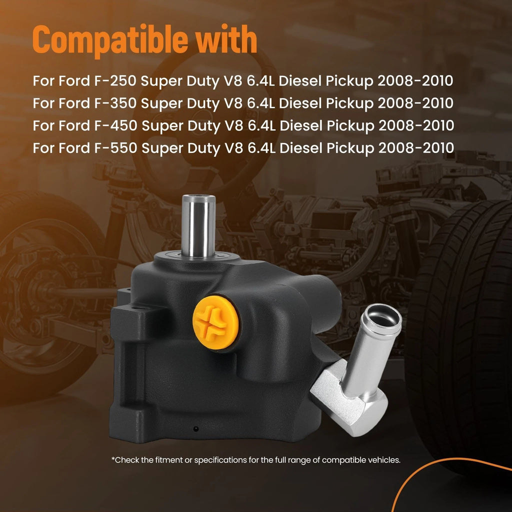 Power Steering Pump for Ford F-250 F-350 F-450 F-550 Super Duty (2008–2010)