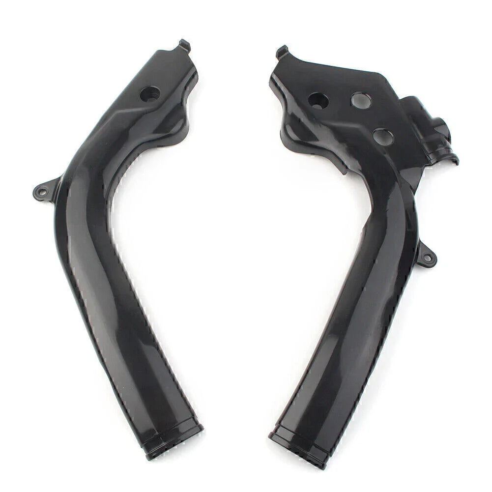 Black Plastic Frame Guards for KTM SX SXF EXC 125 250 350 450 (2016-2018)