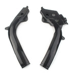 Black Plastic Frame Guards for KTM SX SXF EXC 125 250 350 450 (2016-2018)