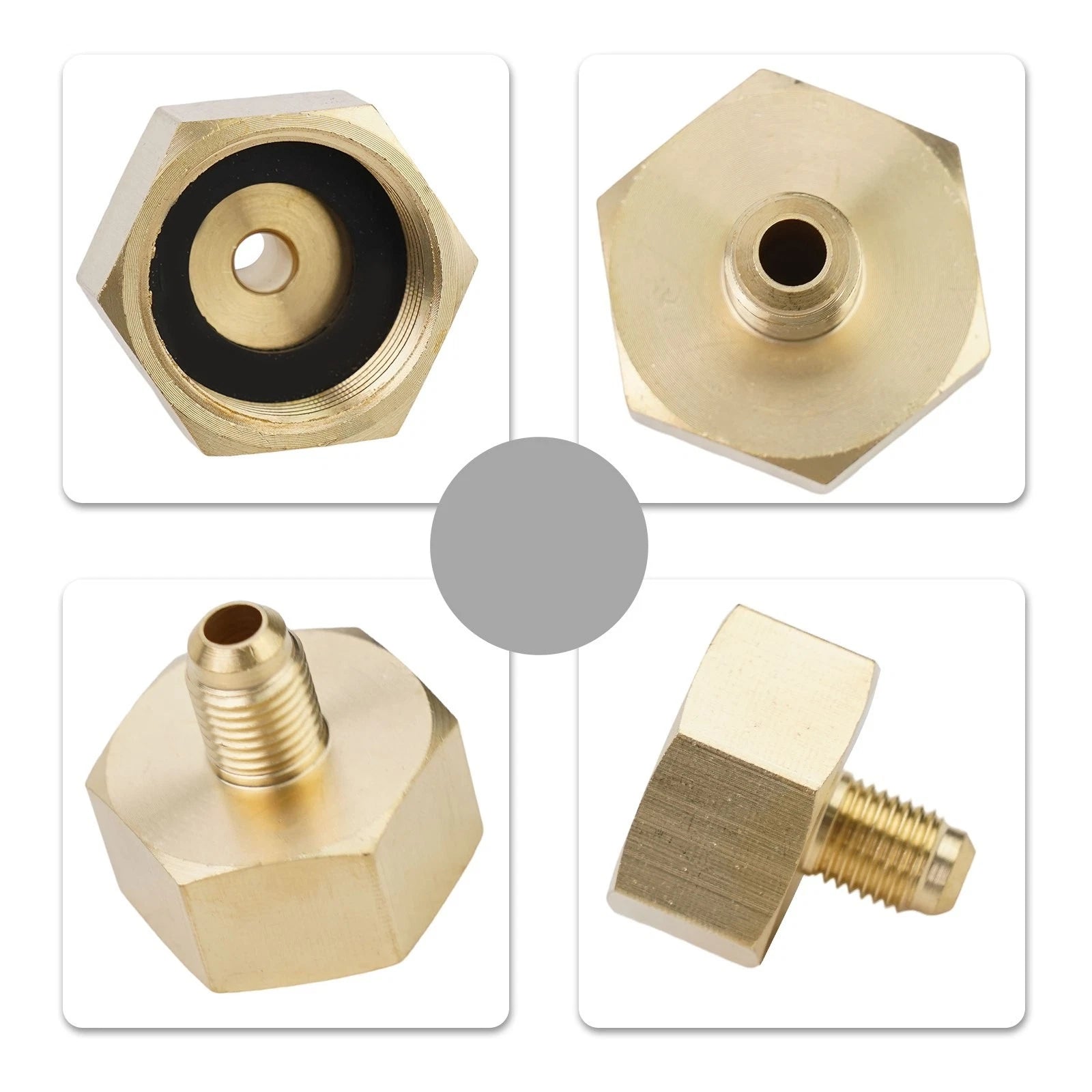 1/4 SAE G3/4 Bottle Adapter for Car Conditioner (60g)