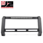 Front Bumper Grille Brush Guard Bull Bar for Dodge Ram 1500 (2009–2023) + LED Strip