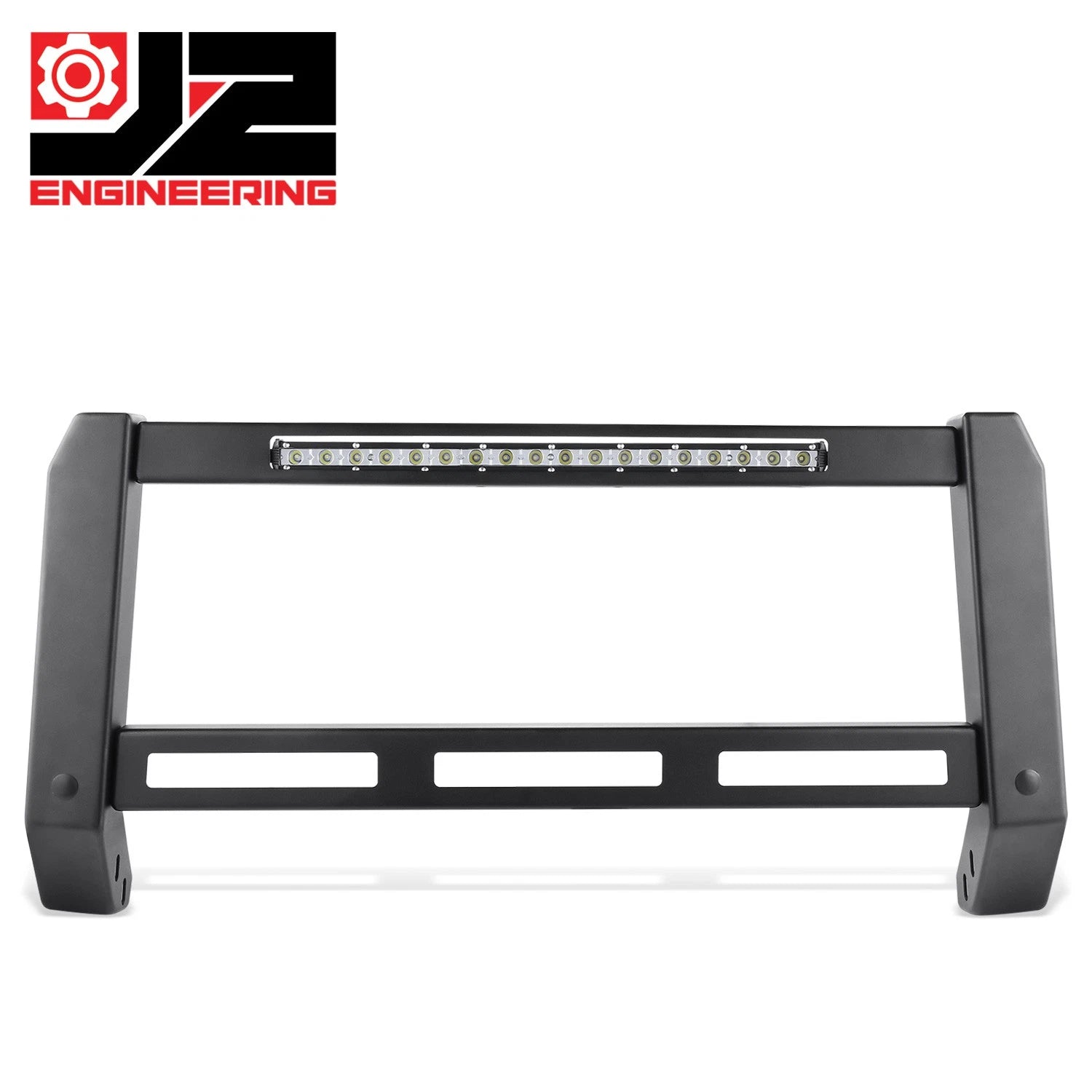 Front Bumper Grille Brush Guard Bull Bar for Dodge Ram 1500 (2009–2023) + LED Strip