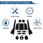 Set of 14 Non-Slip Mats for Toyota C-HR ZYX10/NGX50 (2016–2023) PVC White