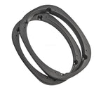 Set of 2 Beveled Speaker Mounting Brackets for Car Speaker 6x9 Inch