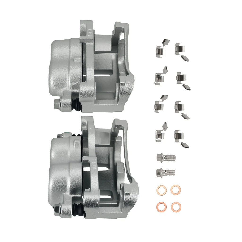 Front Complete Brake Caliper Set for Chevrolet S10 GMC Jimmy (1998–2004) w/Bracket