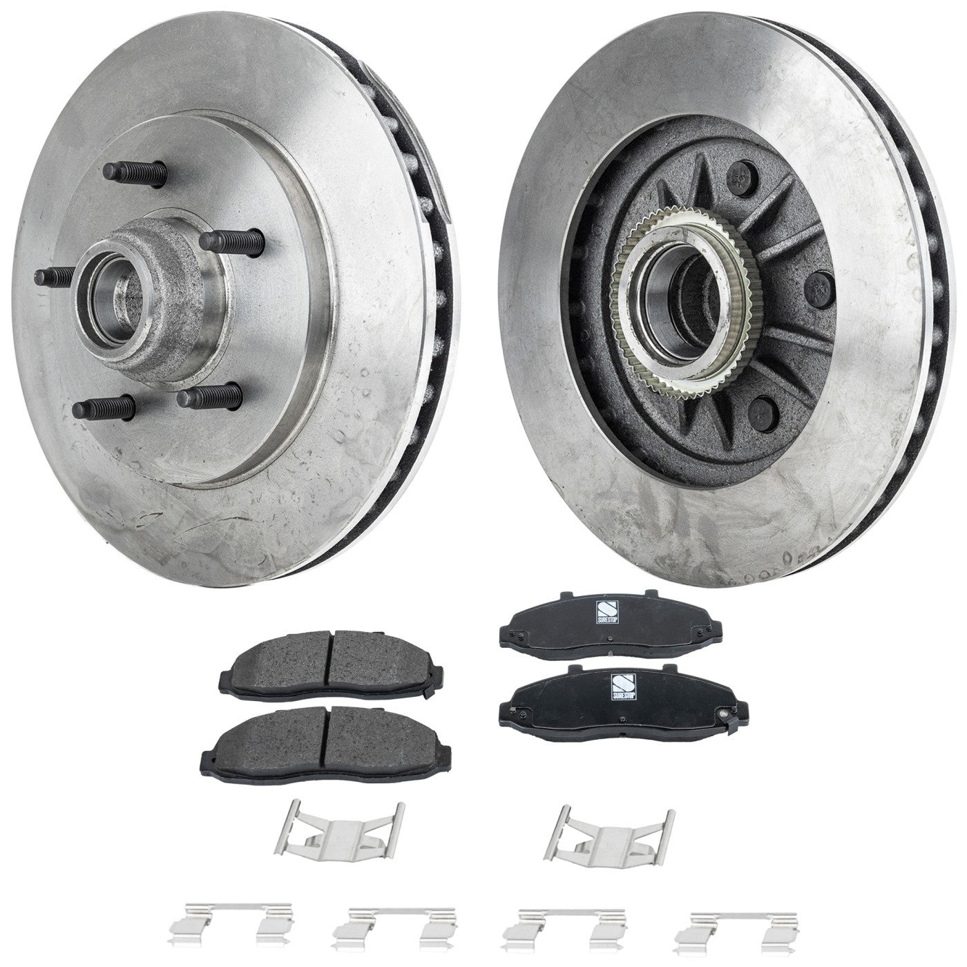 Front Brake Disc and Pad Kit for Ford F-150 (1999)