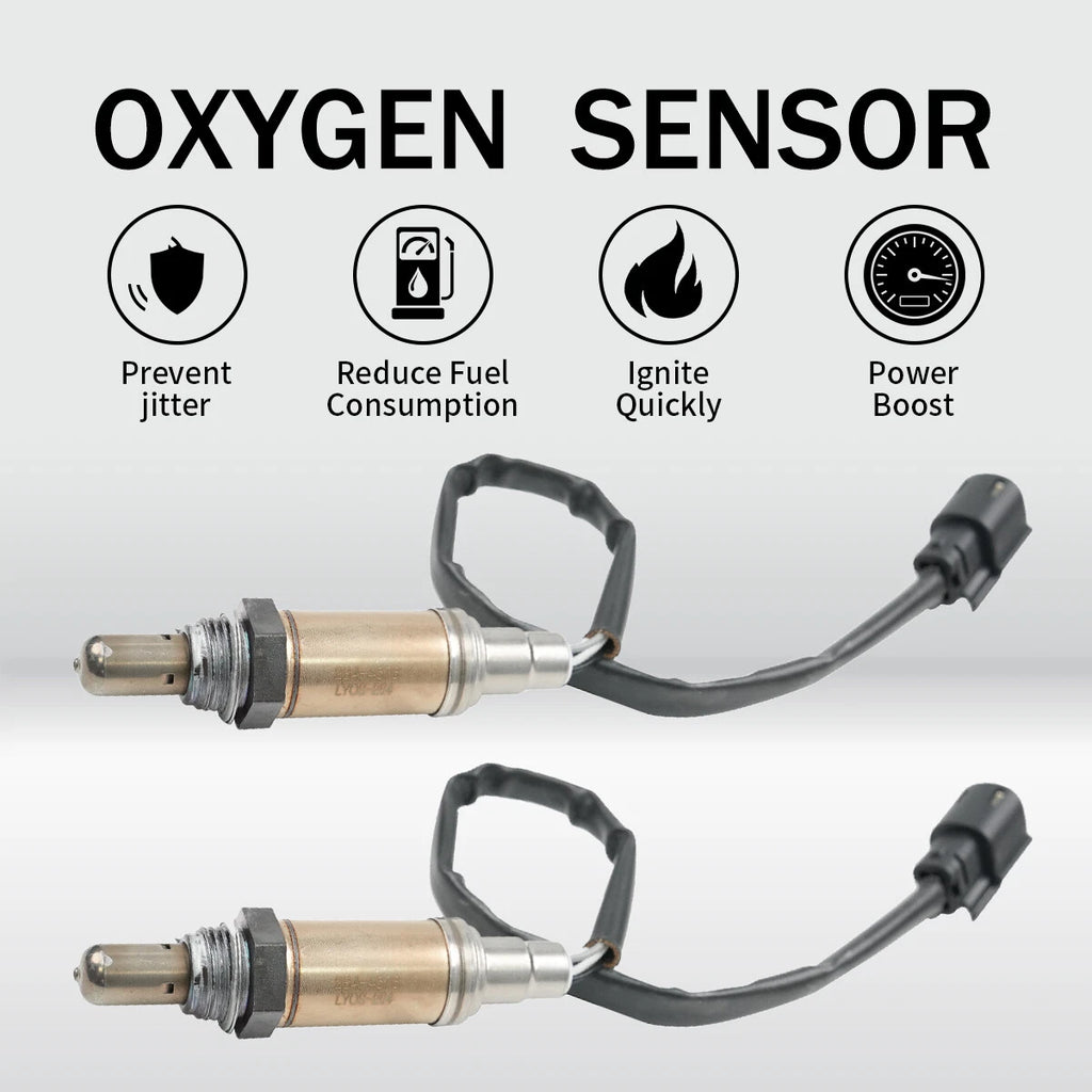 2X Downstream O2 Oxygen Sensor Set for Ford F-250 F-350 Super Duty (2008–2010)