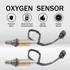 2X Downstream O2 Oxygen Sensor Set for Ford F-250 F-350 Super Duty (2008–2010)