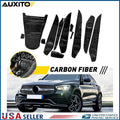 12Pcs Carbon Fiber Interior Decal Trim for Mercedes-Benz C-Class GLC (2015–2018)